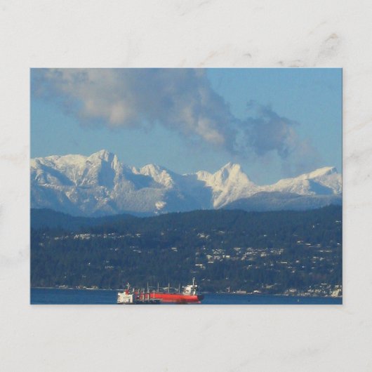 Vancouver Uitzicht Briefkaart (Voorkant)