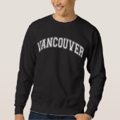 VANCOUVER University-stijl trui Amerika College (Voorkant)