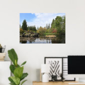 Vancouver Van Dusen botanische tuin. Poster (Thuiskantoor)