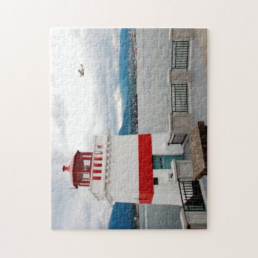 Vancouver, vuurtoren. legpuzzel (Verticaal)