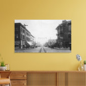 Vancouver, WA - Main Street Uitzicht van het centr Canvas Afdruk (Insitu (Woonkamer))