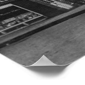 Vancouver, WA - Main Street Uitzicht van het centr Poster (Hoek)