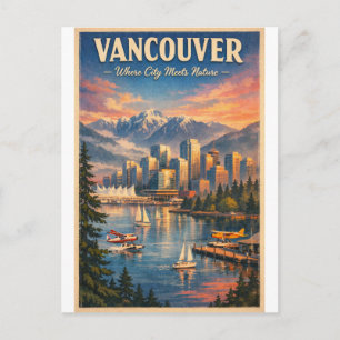 VANCOUVER – Waar Stad en Natuur Samenkomen Briefkaart