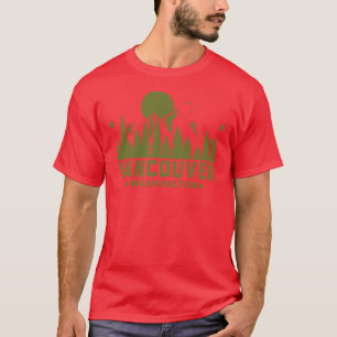 Vancouver Washington Bergzicht retro T-shirt