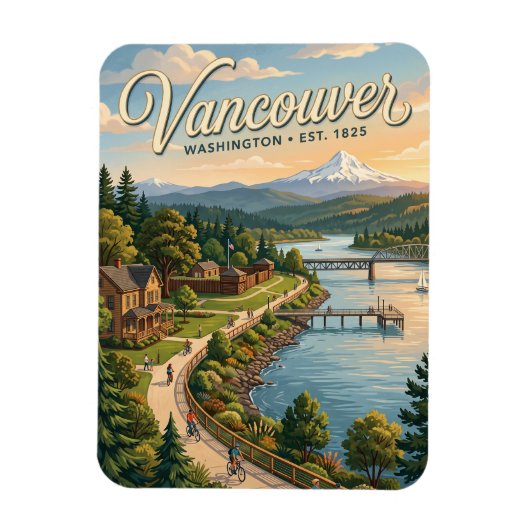 Vancouver, Washington Magneet (Verticaal)