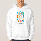 Vancouver Washington Mid Century, Pop Art, Hoodie (Voorkant)