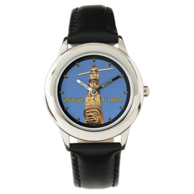Vancouver Watch Kind Vancouver Canada Wristwatch Horloge (Voorkant)