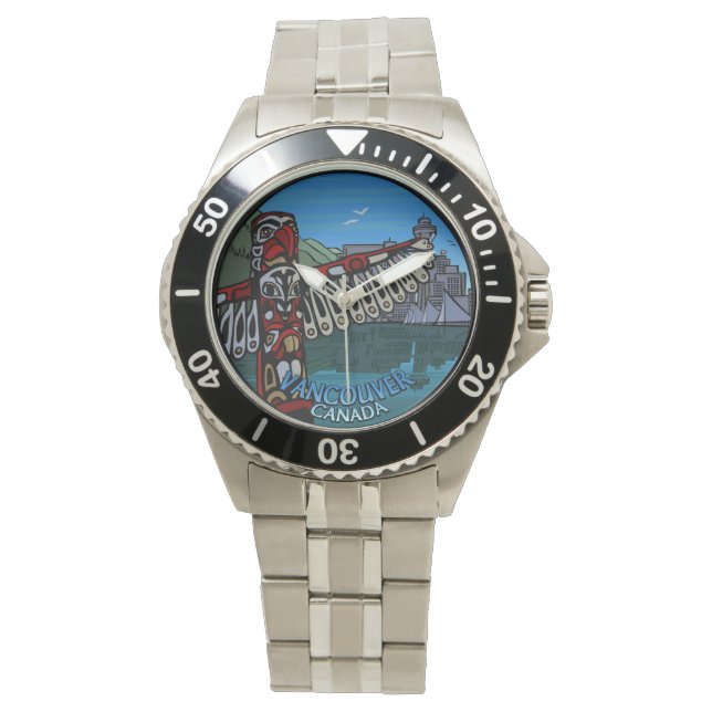 Vancouver Watch Vancouver Souvenir Horloge (Voorkant)