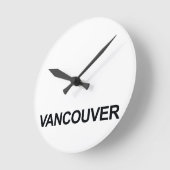 VANCOUVER WERELDWIJDE TIMEZONE KLOKSET RONDE KLOK (Hoek)