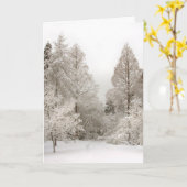 Vancouver Winter Kaarten Print Canada Souvenir (Gele Bloem)