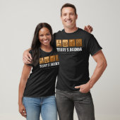 Vandaag39S Agenda Grappig Wandelingen T-shirt (Unisex)