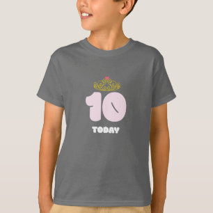 Vandaag 10 jaar Prinses 10e verjaardag T-shirt