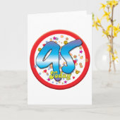 Vandaag 95ste verjaardag kaart (Gele Bloem)