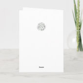 Vandaag aan Je Denken Gebeden Wilde Bloemen Kaart (Achterkant)
