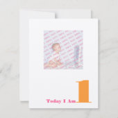 Vandaag ben ik 1 kaart (Voorkant)