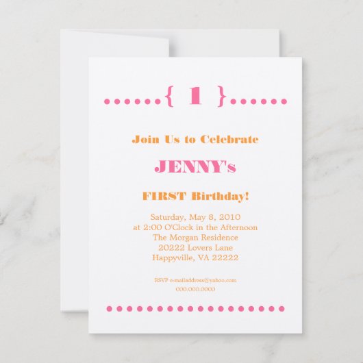 Vandaag ben ik 1 kaart (Achterkant)