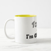 Vandaag ben ik dankbaar beker tweekleurige koffiemok (Links)