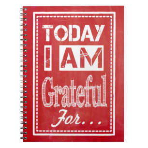 "Vandaag ben ik dankbaar voor..." Gratitude Journa Notitieboek