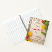 Vandaag ben ik dankbaar voor het Tulips Journal Notitieboek (Binnen)