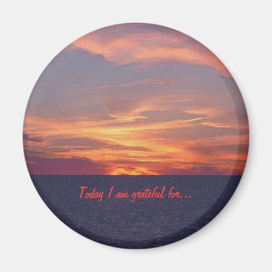 Vandaag ben ik dankbaar voor... magneet (Voorkant)