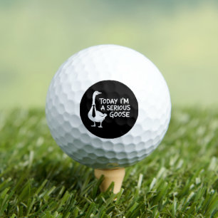 Vandaag ben ik een serieuze gans Grappig kantoordi Golfballen