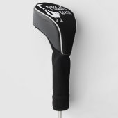Vandaag ben ik een serieuze gans Grappig kantoordi Golfheadcover (Schuin)