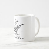 Vandaag ben ik een serieuze ganzenliefhebber met P Koffiemok (Voorkant rechts)