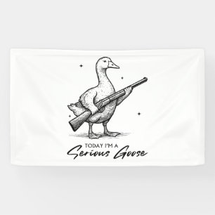 Vandaag ben ik een serieuze ganzenliefhebber met P Spandoek