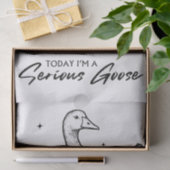 Vandaag ben ik een serieuze ganzenliefhebber met P Tissuepapier (Geschenk)