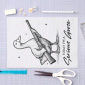 Vandaag ben ik een serieuze ganzenliefhebber met P Tissuepapier (Craft)