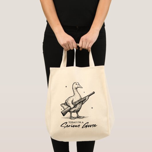Vandaag ben ik een serieuze ganzenliefhebber met P Tote Bag (Voorkant (product))