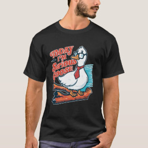 Vandaag ben ik een serieuze Goose Gekke Goose Funn T-shirt