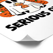 VANDAAG BEN IK EEN SERIEUZE SPOOKKOFFIEPOMPOEN HAL POSTER (Hoek)