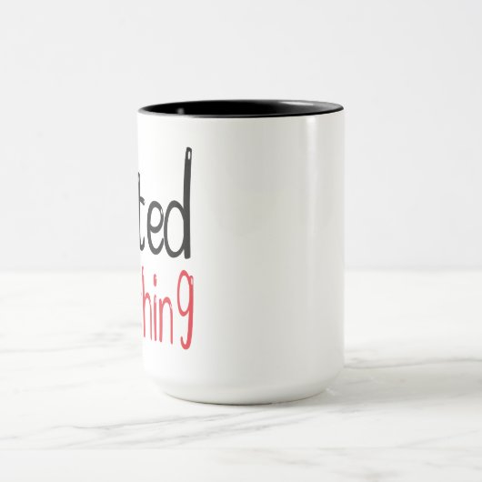 Vandaag ben ik enthousiast over alles mok (Midden)