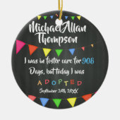Vandaag ben ik geadopteerd door Foster Care - Aang Keramisch Ornament (Voorkant)