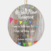 Vandaag ben ik geadopteerd door Foster Care - Aang Keramisch Ornament (Links)