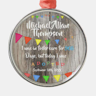 Vandaag ben ik geadopteerd door Foster Care - Aang Metalen Ornament