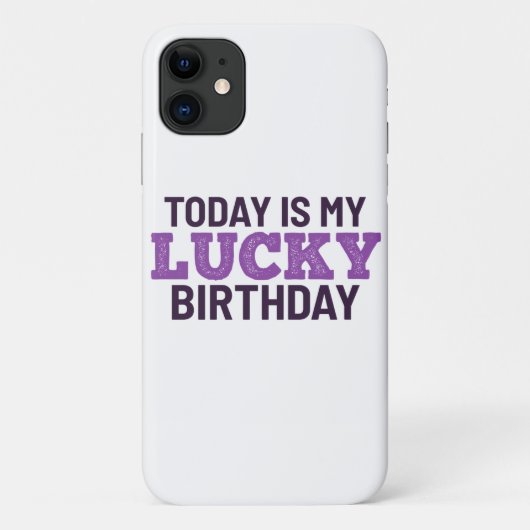 Vandaag ben ik gelukkig jarig Case-Mate iPhone case (Achterkant)