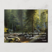 Vandaag ben ik het landschap van de Natuur van het Briefkaart (Voorkant)