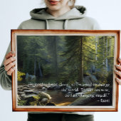 Vandaag ben ik het landschap van de Natuur van het Poster