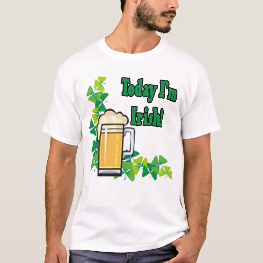 Vandaag ben ik Iers T-shirt (Voorkant)