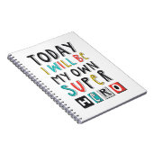 Vandaag ben ik mijn eigen super Hero Notitieboek (Rechterzijde)