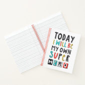 Vandaag ben ik mijn eigen super Hero Notitieboek (Binnen)