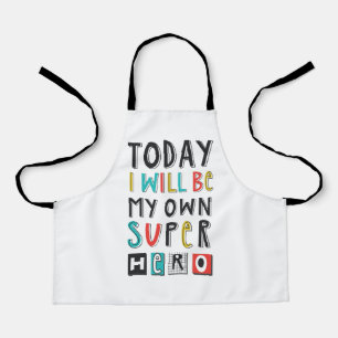 Vandaag ben ik mijn eigen super Hero Schort