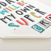 Vandaag ben ik mijn eigen super Hero Sherpa Deken (3/4)