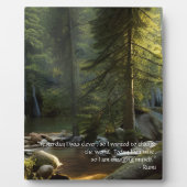 Vandaag ben ik Natuur landschapstablet van het gro Fotoplaat (Voorkant)