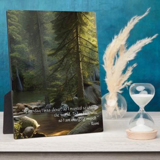 Vandaag ben ik Natuur landschapstablet van het gro Fotoplaat (Zijkant)