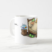 vandaag ben ik niet beschikbaar voor mok (Voorkant links)