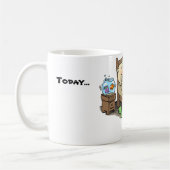 vandaag ben ik niet beschikbaar voor mok (Links)