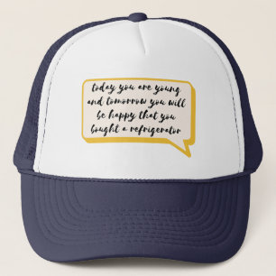 Vandaag ben je jong trucker pet
